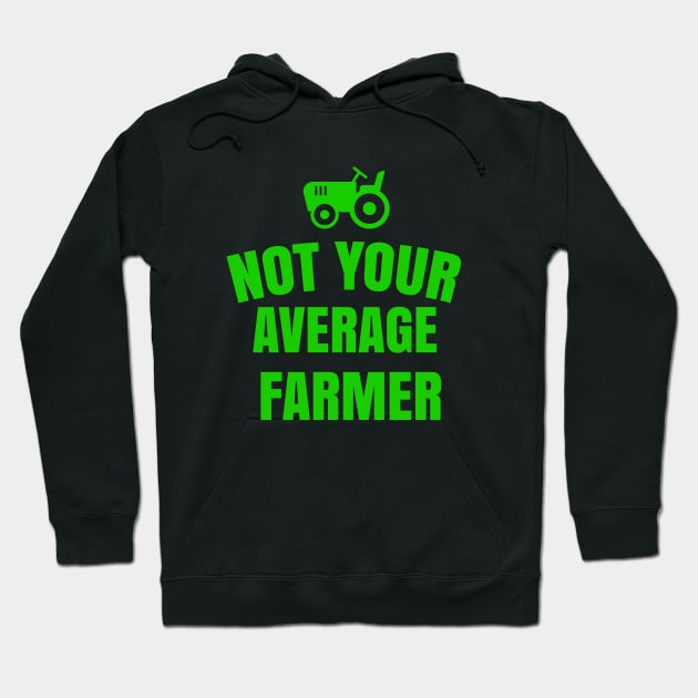 not your average farmer Hoodie by happieeagle